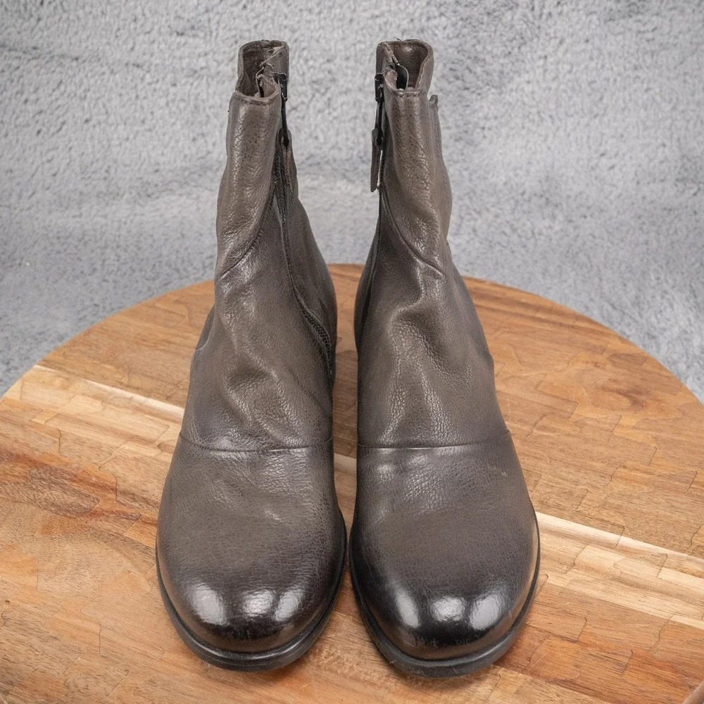 Miz Mooz - Leather‎ Ankle Boots - Swell - Ash - EU 37 US 6.5 - 7